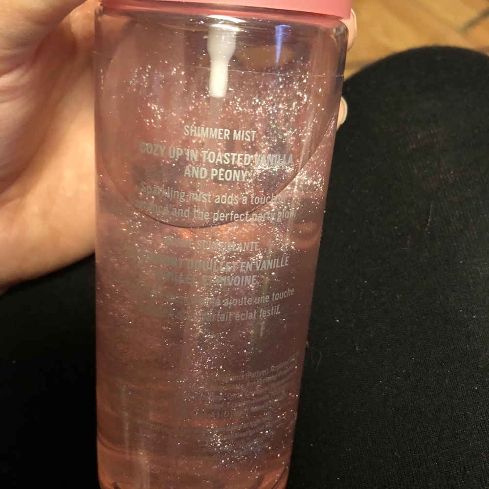 Pink Shimmer Mist in Warm and Cozy
